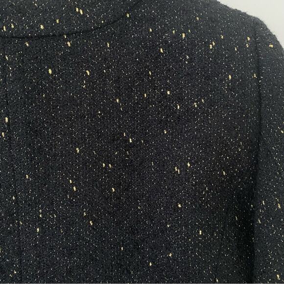 Aritzia Babaton Tretter Blazer Black Tweed Size 8 Gently Used Officewear - Picture 8 of 8